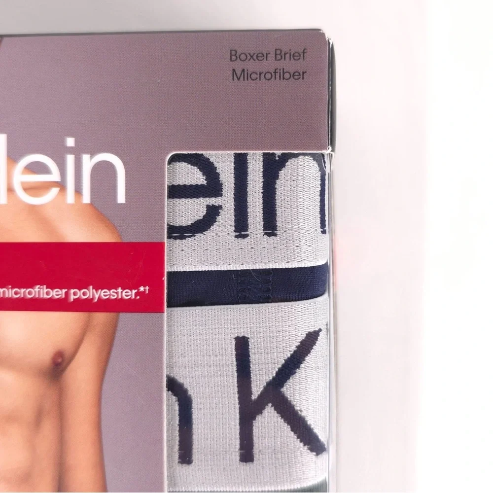 CALVIN KLEIN‎ 4 Pack Boxer Brief Microfiber Wicking Soft NP2740R-301 Size LARGE